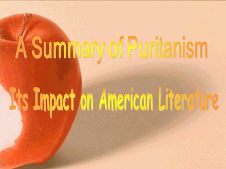 Puritanism Puritanism started in the sixteenth century as a movement to reform the Church of England. It accepted the interpretations of John Calvin (1509-64)