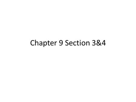 Chapter 9 Section 3&4. A New Social Order More complex social structure emerged Upper class included superrich industrial and business families and old.