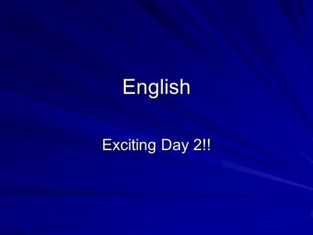 English Exciting Day 2!!. Agenda Go over Wiki Go over AR requirements Discuss DOL Work on descriptive writing, paper bag assignment. Do images assignment.