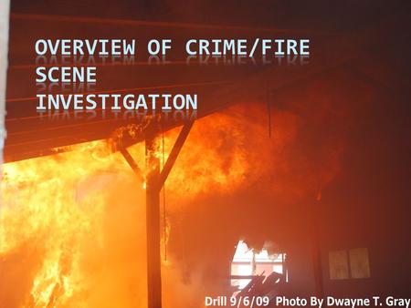 Overview With trending Crime occurring in our nation, it is important to identify, recognize and understand the potential threats against First Responder.