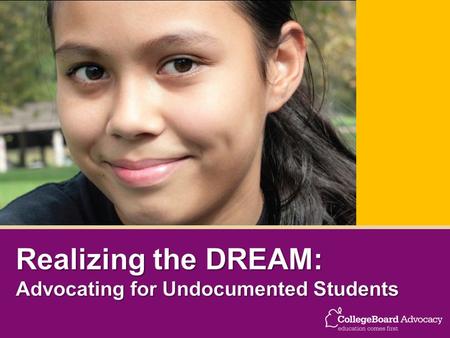  K-12 – In 2002, there were 1.6 million undocumented children under the age of 18 (Passel, et al., 2004)  Middle School & High School – In 2002, approximately.