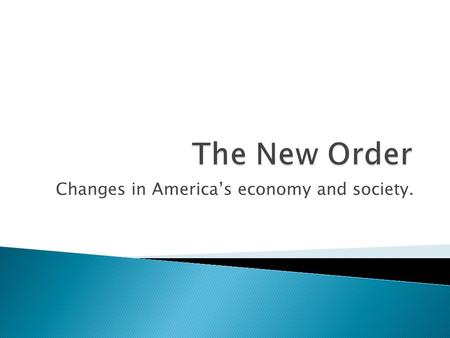 Changes in America’s economy and society..  It is in hot weather, when life indoors is well- nigh unbearable with cooking, sleeping, and working, all.