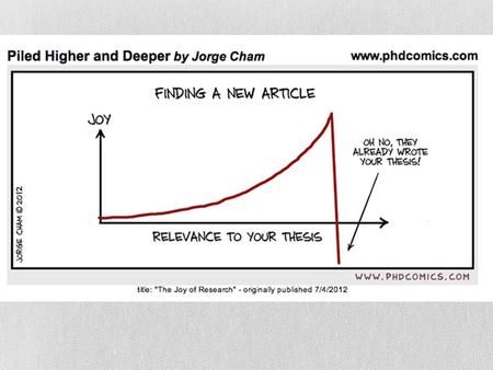 September 20, 2012 CONDUCTING A SYSTEMATIC REVIEW: DEFINING A PROBLEM LITERATURE REVIEW.