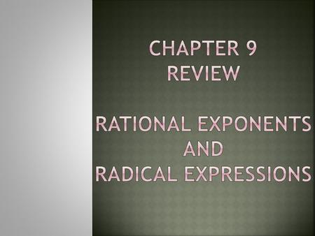 Working with Negative Exponents When working with negative exponents, move the variable and change the exponent to positive.