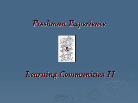 Essential Features of FEP  Began in 1996- Title 3 HIS Grant.  One year in duration.  Linked Classes- basic math or English with counseling. 