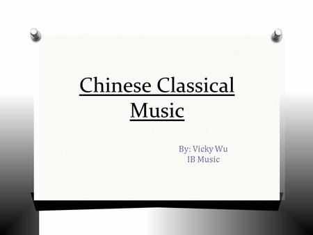 Chinese Classical Music