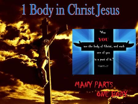 1Corinthians12:12 “For as the body is one and has many members, but all the members of that one body, being many, are one body, So also is Christ”