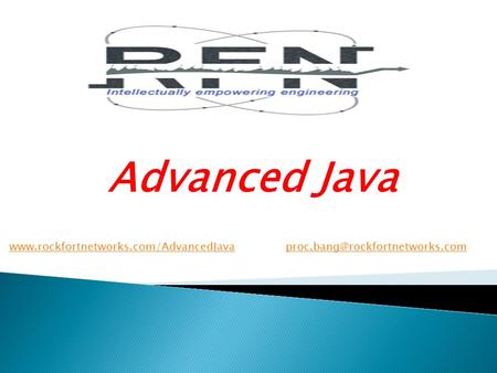 Advanced Java