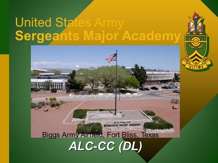 Sergeants Major Academy