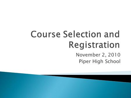 November 2, 2010 Piper High School. Ralph Aiello Coordinator Joy Altman Counselor Debbie Ventura Secretary Donna Murphy Secretary Irene Graboyes Secretary.