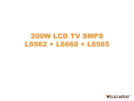 200W LCD TV SMPS L6562 + L6668 + L6565.