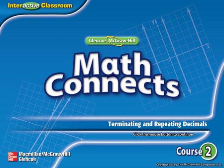 Lesson Menu Main Idea and New Vocabulary Example 1:Use Mental Math Example 2:Use Mental Math Example 3:Use Division Example 4:Use Division Example 5:Write.