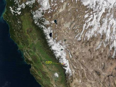 CZO. Southern Sierra CZO: snowline processes CZO.