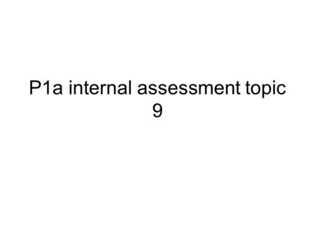 P1a internal assessment topic 9. Describe sources of direct current, including batteries and solar cells. Discuss the impact that the electric telephone.