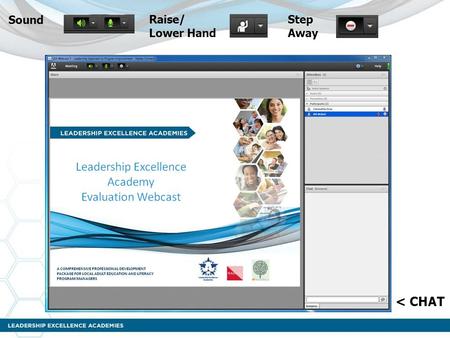 < CHAT Raise/ Lower Hand Step Away Sound. Here Today…Gone Tomorrow: Strategies for Motivating, Retaining, and Transitioning Adult Learners Webinar.