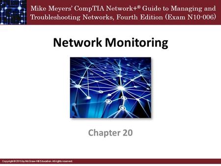 Network Monitoring Chapter 20.