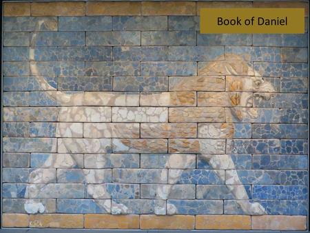 Book of Daniel. The Chiastic Structure of Daniel Chapter 1 (See John E. Goldingay, Daniel, pp. 8-12)