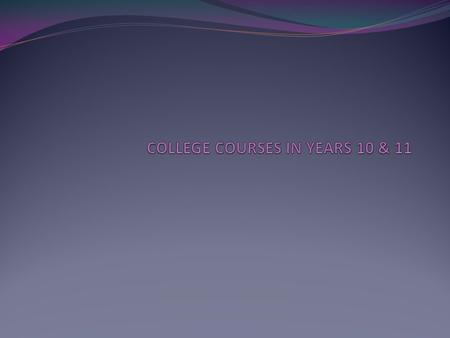 WHAT CAN YOU DO? Southgate College: 1. Catering 2. Construction 3. Motor Vehicles.