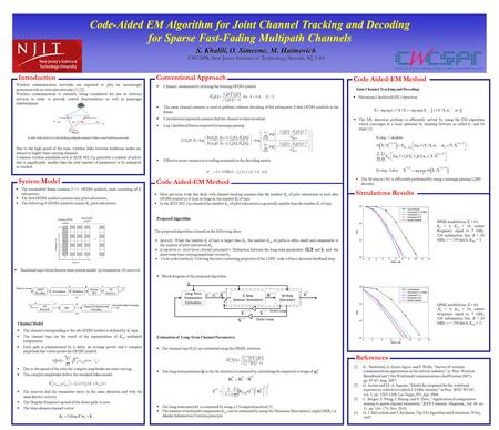  Most previous work that deals with channel tracking assumes that the number K p of pilot subcarriers in each data OFDM symbol is at least as large as.