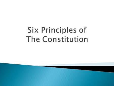  Article I ◦ Legislative Branch ◦ Congress  Senate  House of Representatives ◦ Writes laws.