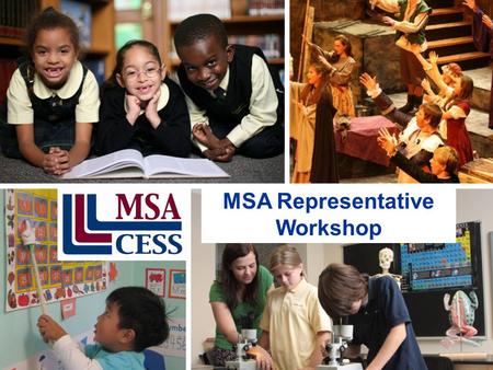 1 MSA Representative Workshop. MSA Representative Workshop Assuring Middle States Quality January 29, 2015 Columbia Union.