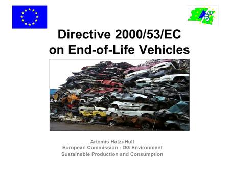 Directive 2000/53/EC on End-of-Life Vehicles