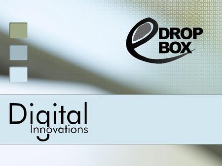 E-Drop box is an Electronic Cheque Drop Box that can be install at Branch premises or any other location to collect cheques from the customers with complete.