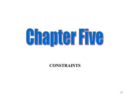 CONSTRAINTS 52. You do your CONSTRAINING in Sketcher mode to create your part to exacting dimensions. This is the opposite of free-form creating we have.