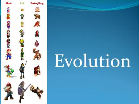 Evolution. The First Cells & Their Environment Environment during time of first cells: No oxygen Filled with organic molecules Therefore, the first cells.