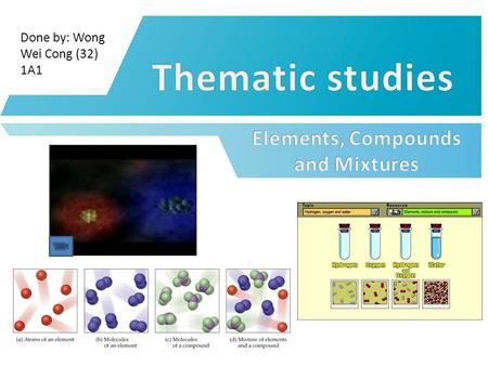 Elements, Compounds and Mixtures