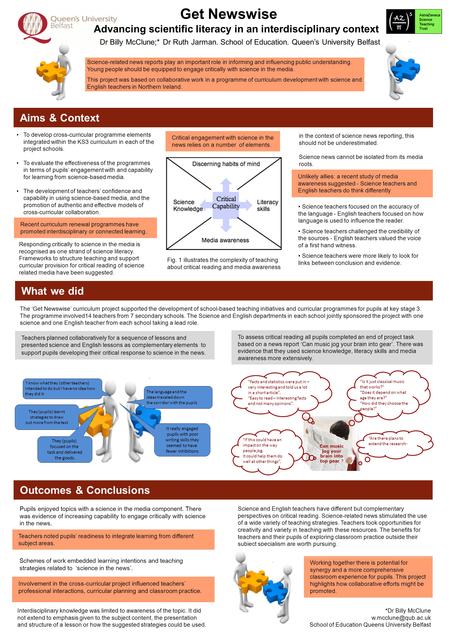 Get Newswise Science-related news reports play an important role in informing and influencing public understanding. Young people should be equipped to.