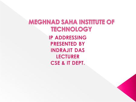  An Internet address is made of four bytes (32 bits) that define the host connection to a network.  It is uniquely and universally defines the connection.