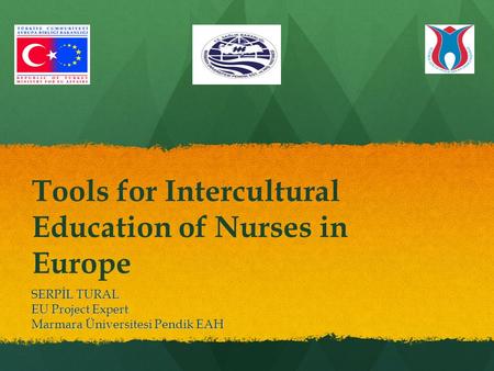 Tools for Intercultural Education of Nurses in Europe SERPİL TURAL EU Project Expert Marmara Üniversitesi Pendik EAH.