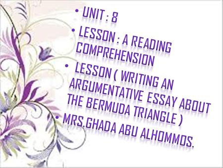 To Enter our Subject Choose One : Aims Strategies The Role of the teacher and student photo The rubric Problem Solving in Writing.