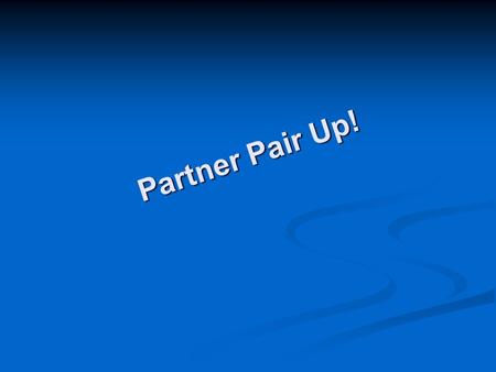 Partner Pair Up!. Bell Ringer Section Ecosystem Components Review 1. Identify abiotic factors in the ecosystem 2. Is this ecosystem and.