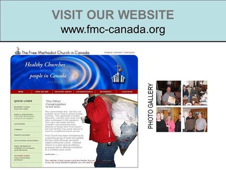 VISIT OUR WEBSITE www.fmc-canada.org. Building Partnerships Niamey is the capital of Niger, a city of over 1 million in Muslim French West Africa. Niamey.