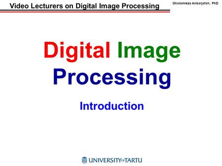 Digital Image Processing