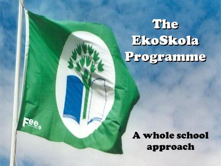 The EkoSkola Programme A whole school approach. A whole school approach to environmental education is a plan of action that systematically weaves environmental.