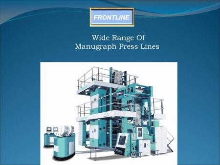 Wide Range Of Manugraph Press Lines