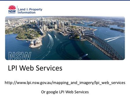 Or google LPI Web Services