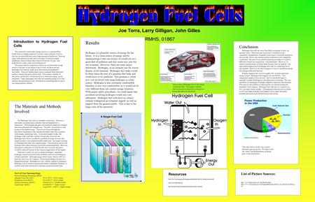 Introduction to Hydrogen Fuel Cells The Materials and Methods Involved The Hydrogen fuel cells act similarly to batteries. There are 2 electrodes (an anode.