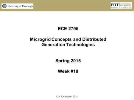 Microgrid Concepts and Distributed Generation Technologies