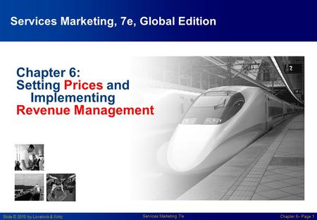 Chapter 6: Setting Prices and Implementing Revenue Management