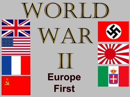 World War II. December 7, 1941 Carrier-based Japanese planes bombed naval base at Pearl Harbor, Hawaii More than 2400 Americans killed U.S. Pacific fleet.