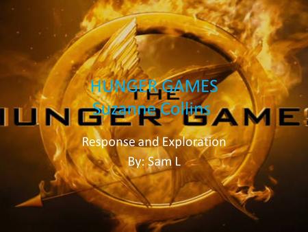 HUNGER GAMES Suzanne Collins