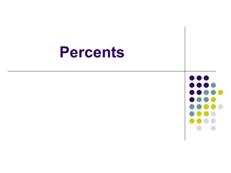 Percents. Warm Up a) Name the Property : b) Simplify Distributive Property.