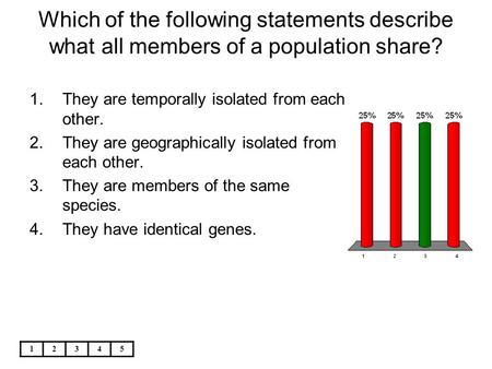 They are temporally isolated from each other.