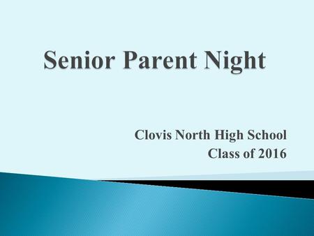 Clovis North High School Class of 2016