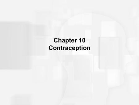 Chapter 10 Contraception