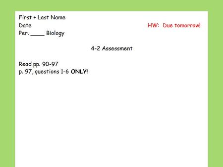 1. What is the difference between a biotic factor and an abiotic factor?